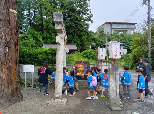 子供神輿ご帰還