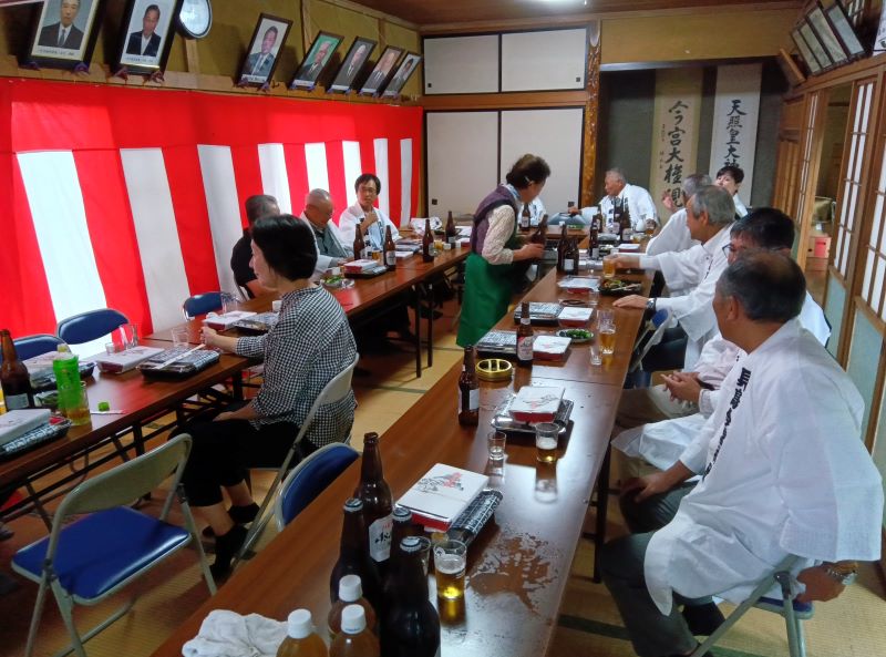 例大祭後直会