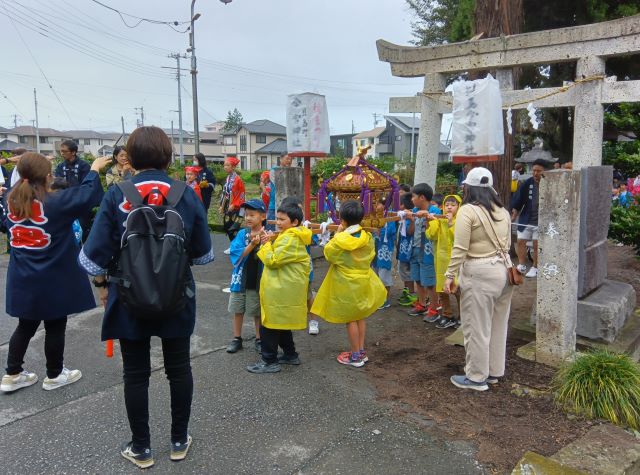 子供神輿ご出発